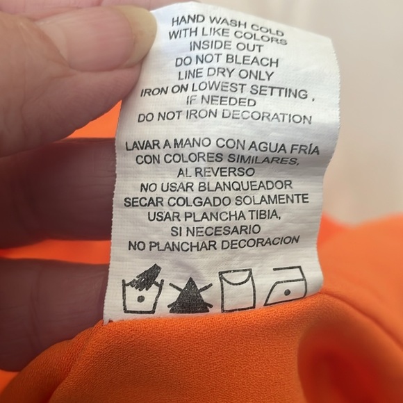 XOXO Orange Summer Top - Picture 5 of 7